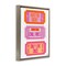 Stupell Industries Fun Party Phrase Tickets Framed Floater Canvas Wall Art Design by Elizabeth Medley